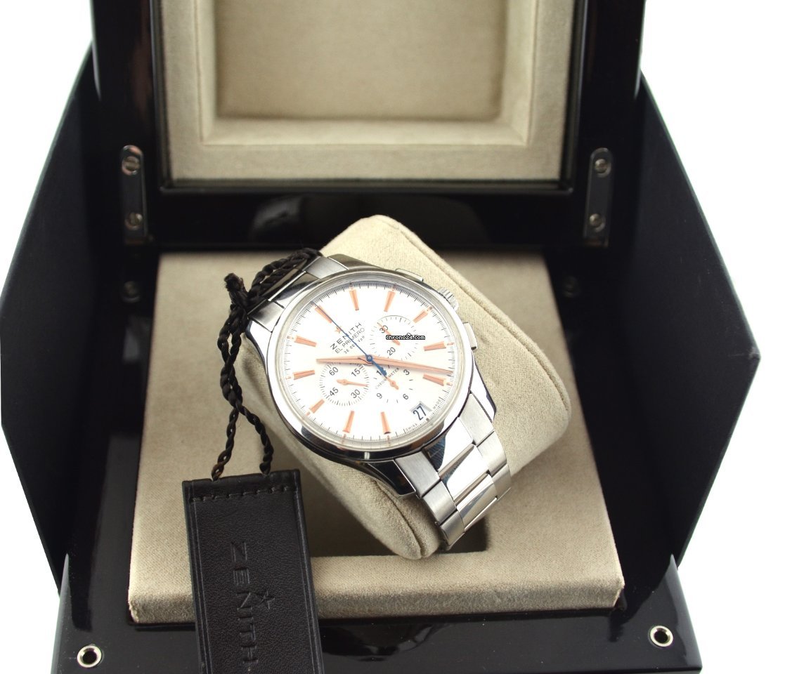 IMG_9081 Zenith Captain Chronograph Mens watch Unisex Automatic Steel 03.2110.400 01.M2110 Replica 6
