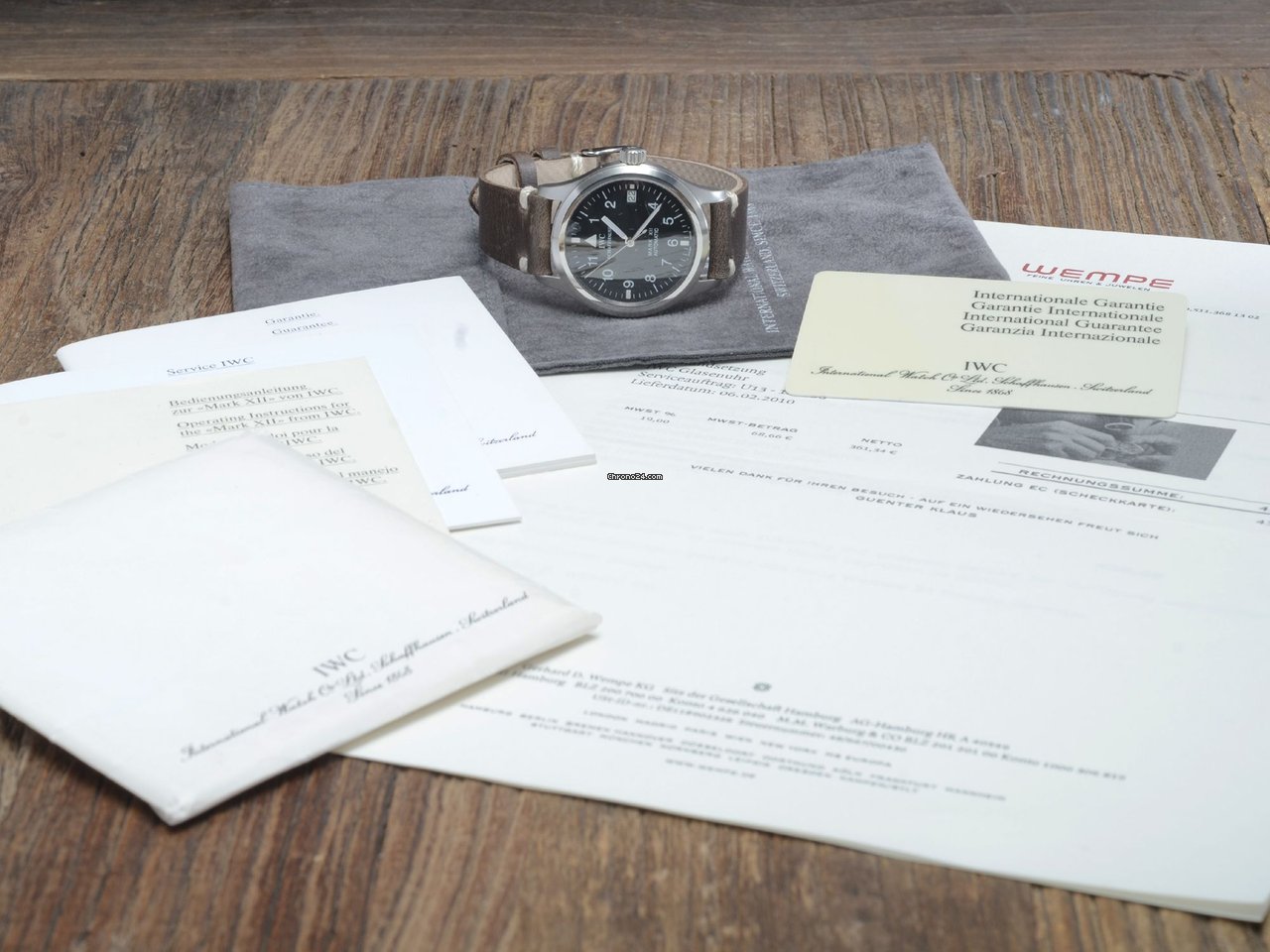 IMG_9081 IWC Pilot Mark Mens watch Unisex Automatic Steel IW3241 Replica 6