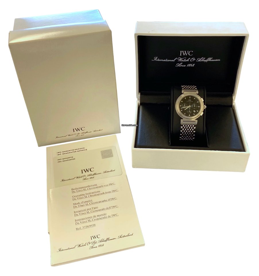 IMG_9081 IWC Da Vinci Chronograph Mens watch Unisex Quartz Steel IW3728 Replica 6