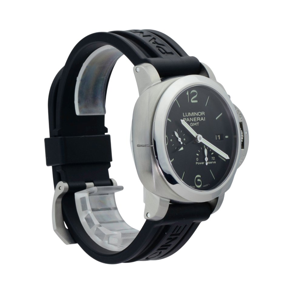 Panerai Luminor 1950 3 Days GMT Power Reserve Automatic Mens watch Unisex Automatic Steel PAM321 Replica 6