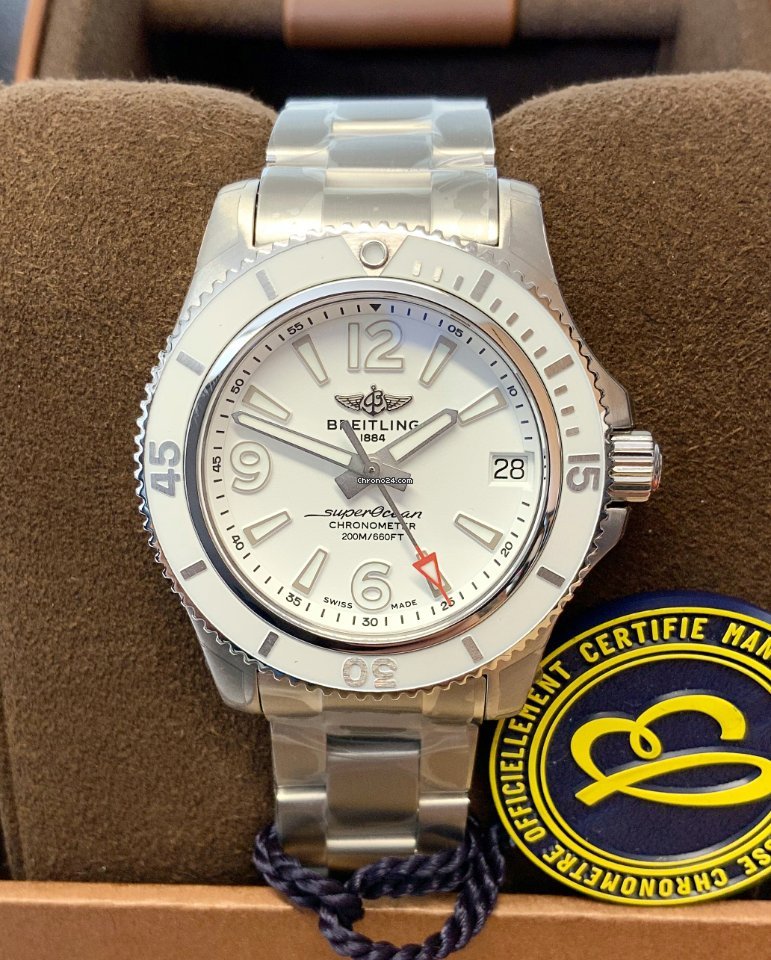 IMG_9081 Breitling Superocean Womens watch Automatic Steel A17316D21A1A1 Replica 6