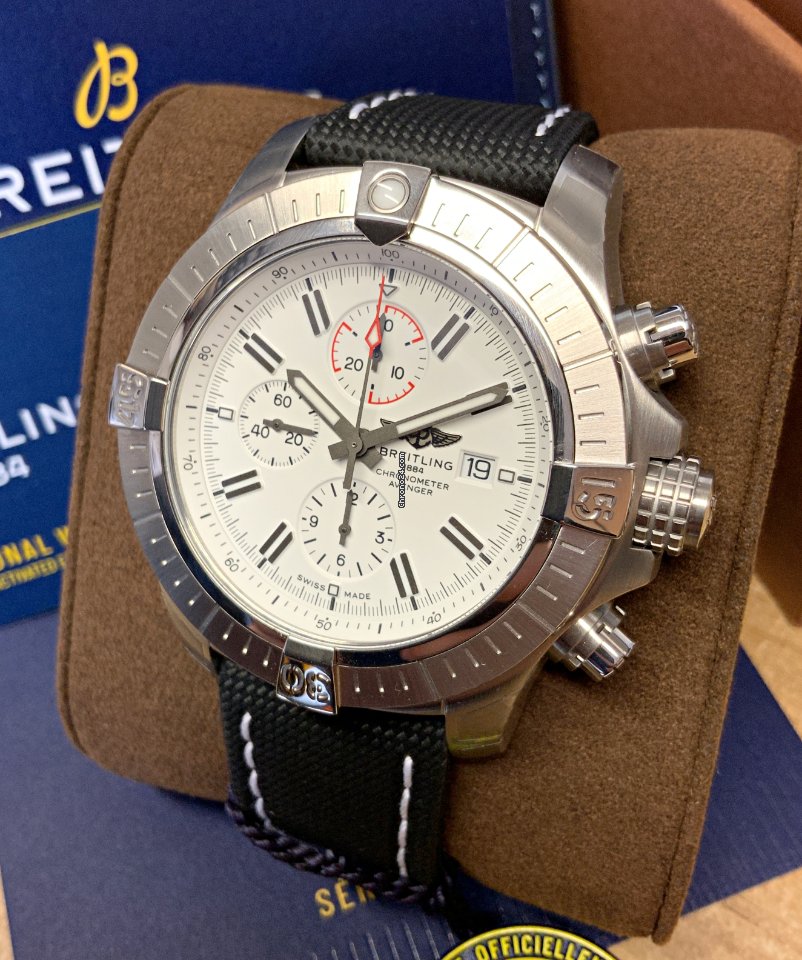 Breitling Super Avenger Mens watch Unisex Automatic Steel A133751A1A1X2 Replica 6