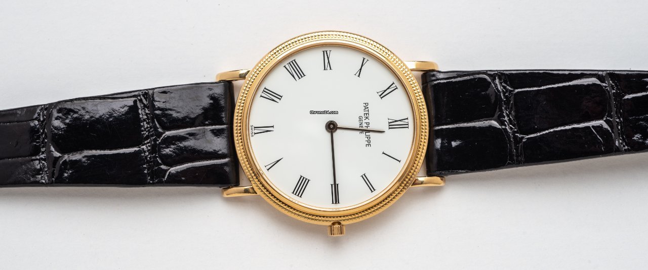 IMG_9081 Patek Philippe Calatrava Mens watch Unisex Quartz Yellow gold 3744J-050 Replica 6