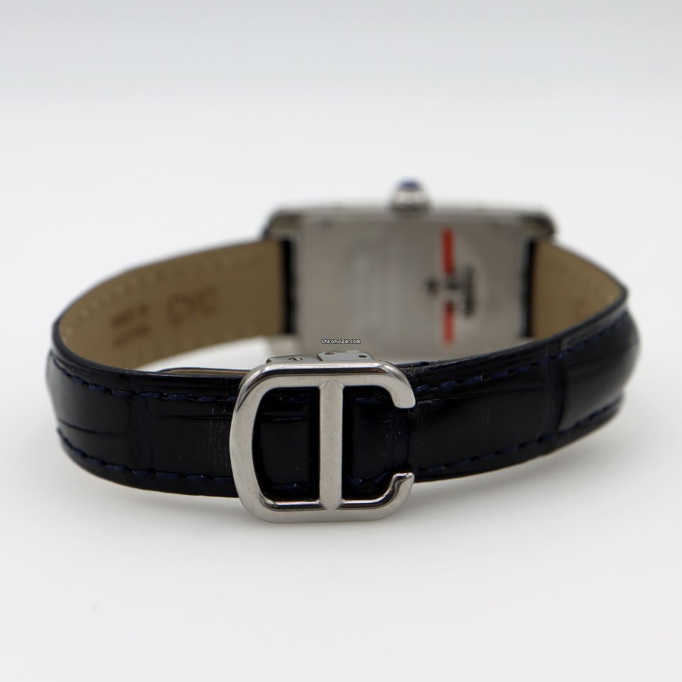 IMG_9081 Cartier Tank Americaine Womens watch Quartz Steel WSTA0016 Replica 6