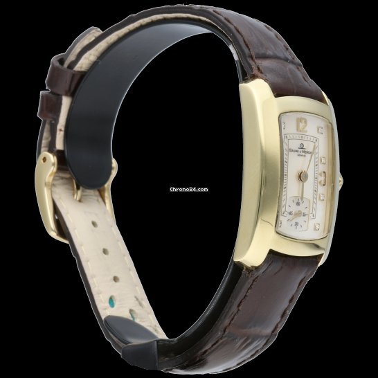 IMG_9081 Baume & Mercier Hampton Womens watch Quartz Yellow gold MV045229 Replica 6