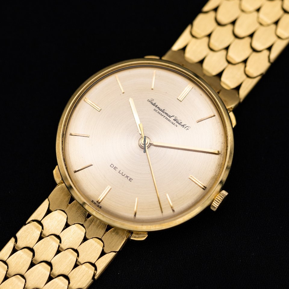 IMG_9081 IWC Portofino Mens watch Unisex Manual winding Yellow gold 1462545 Replica 6