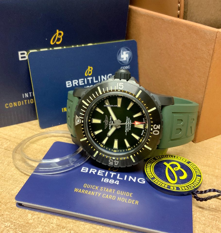 IMG_9081 Breitling Superocean Mens watch Unisex Automatic Titanium V17369241L1S1 Replica 6