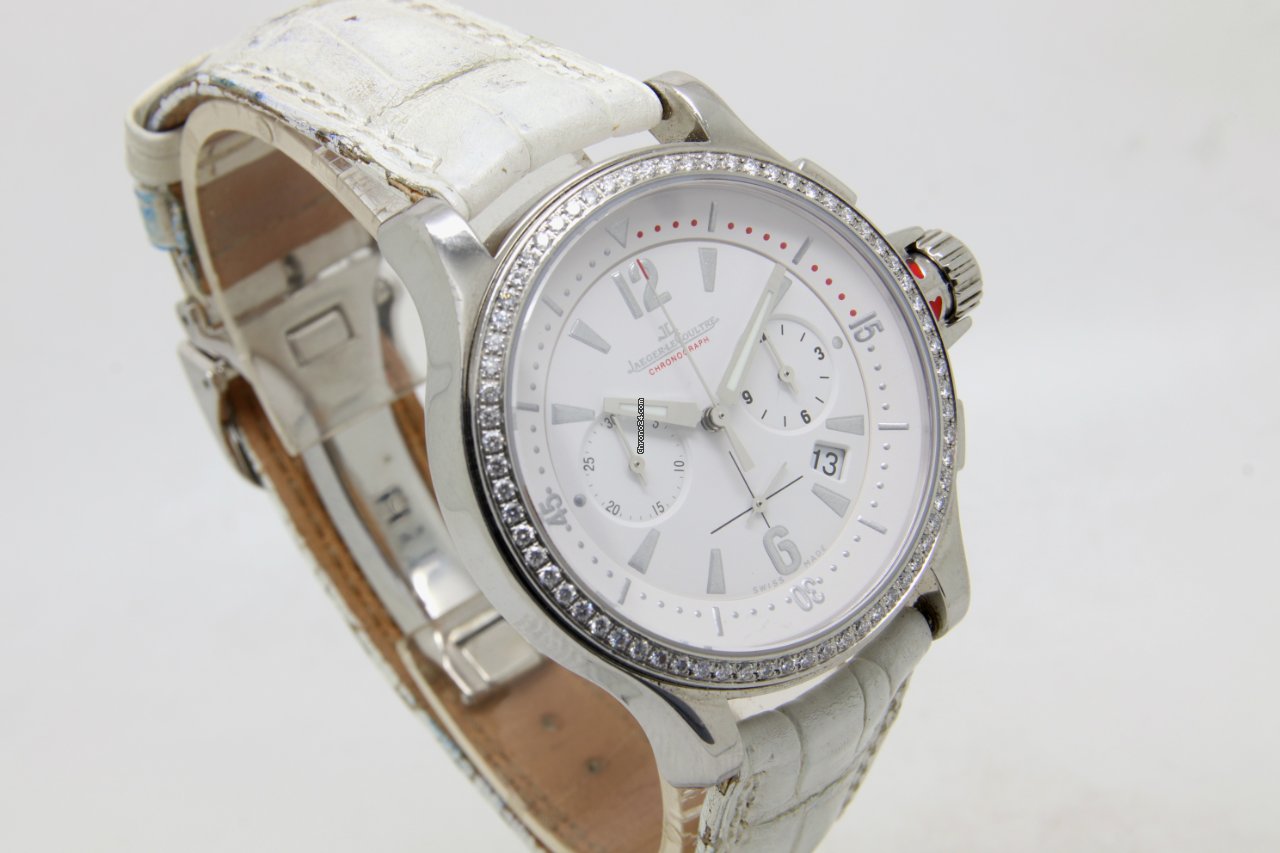 IMG_9081 Jaeger-LeCoultre Master Compressor Chronograph Womens watch Quartz Steel 148.8.31 Replica 6