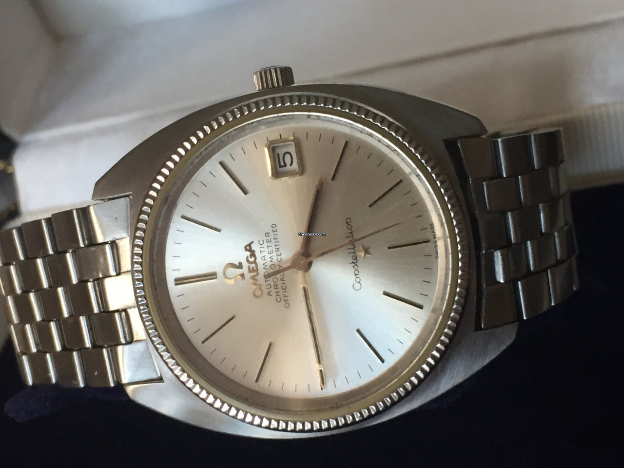 Omega Constellation Mens watch Unisex Automatic Steel 168.017 Replica 6