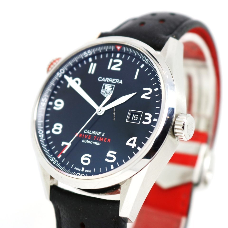 IMG_9081 TAG Heuer Carrera Calibre 5 Mens watch Unisex Steel WAR2A10.FC6337 Replica 6