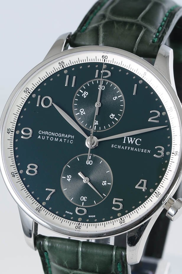 IMG_9081 IWC Portuguese Chronograph Mens watch Unisex Automatic Steel IW3714-30 Replica 6