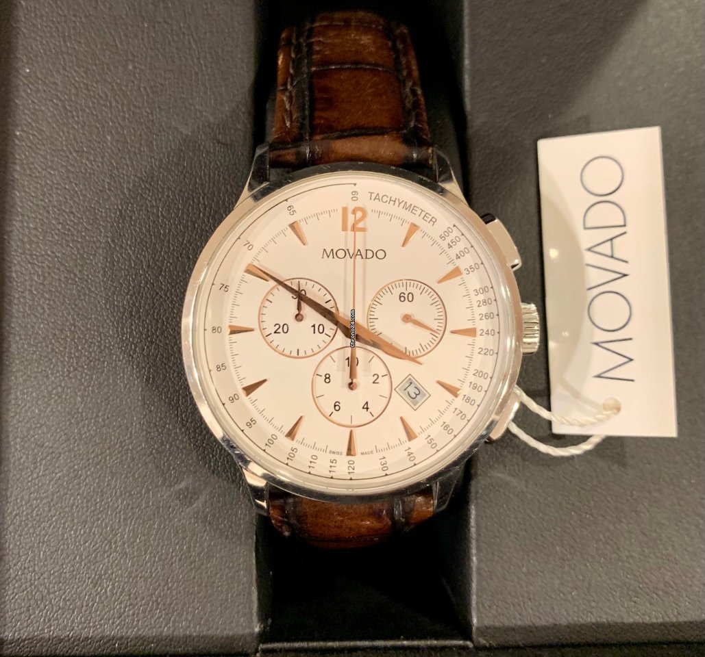 Movado Circa Quartz Steel 0606576 Replica 6