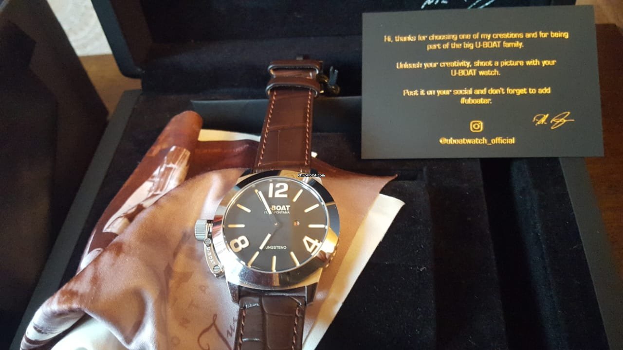 U-Boat Classico Mens watch Unisex Manual winding Steel 9002 Replica 6