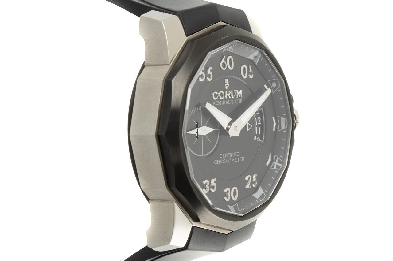 IMG_9081 Corum Admirals Cup Mens watch Unisex Automatic Titanium 01.0068 Replica 6
