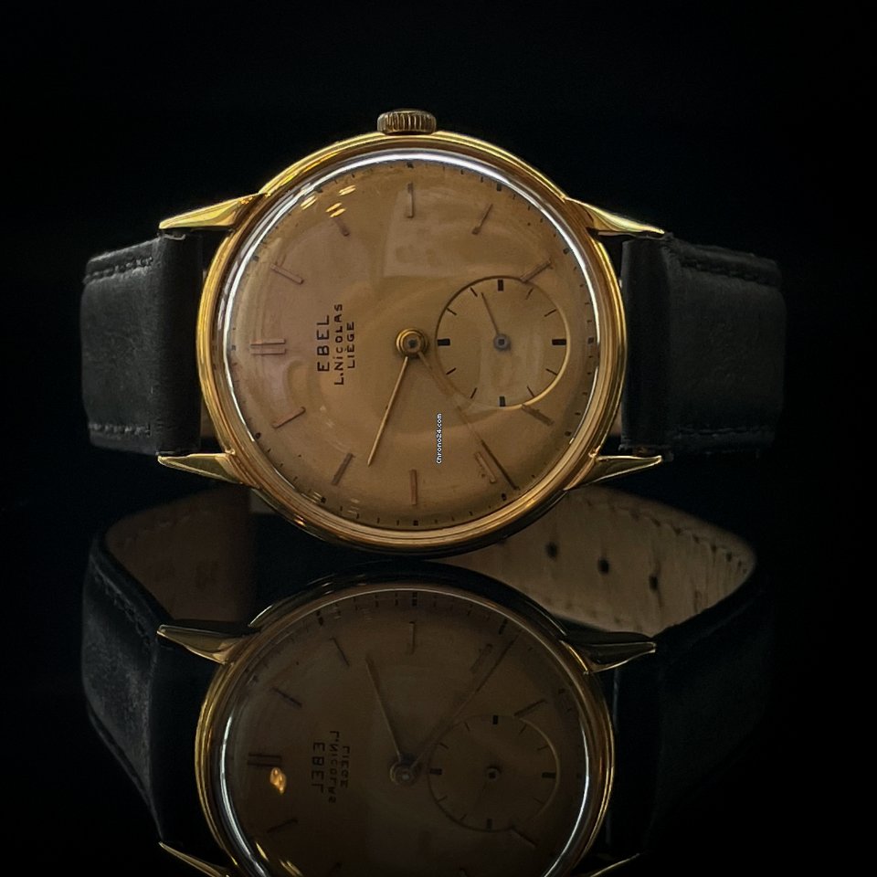 IMG_9081 Ebel Mens watch Unisex Manual winding Yellow gold ebel vintage Replica 6