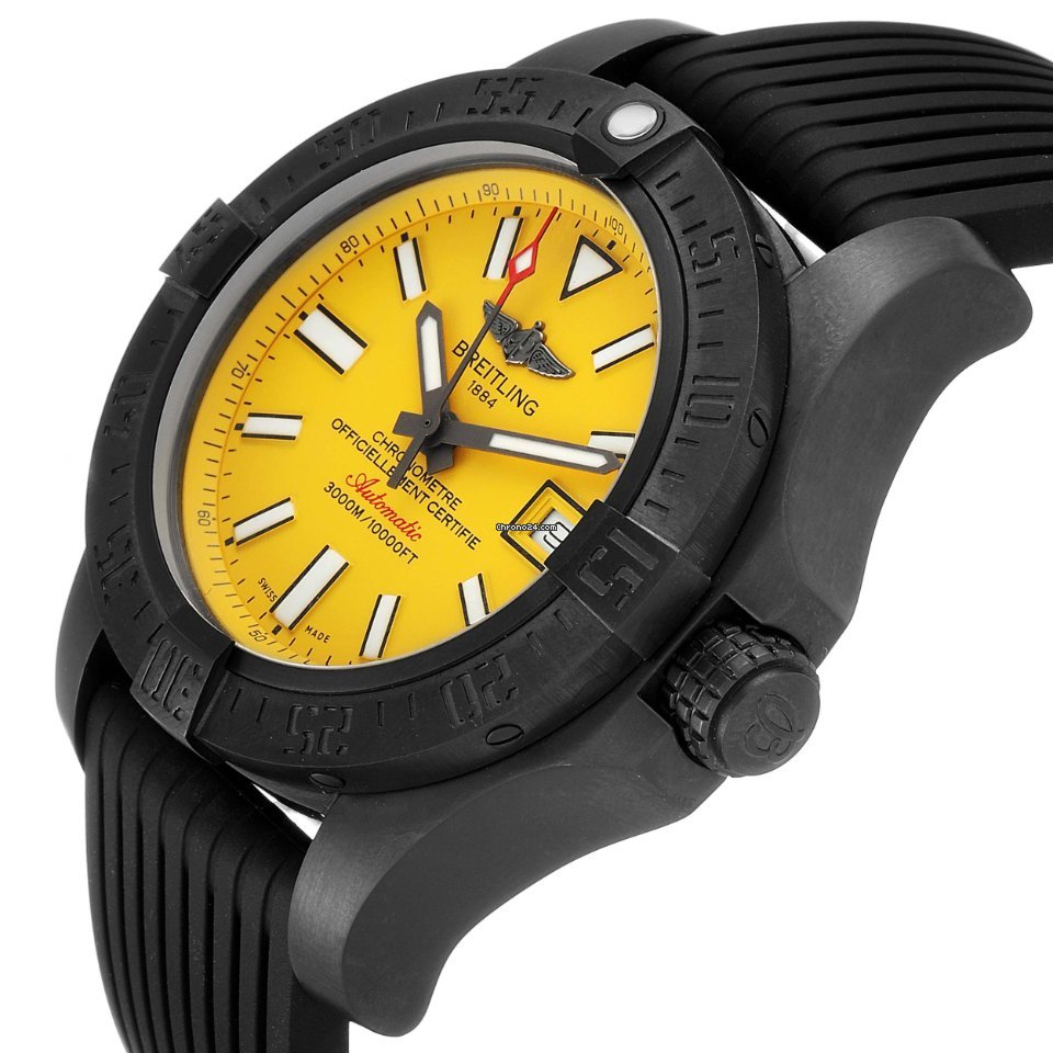 Breitling Avenger II Seawolf Mens watch Unisex Automatic Steel M17331 Replica 6