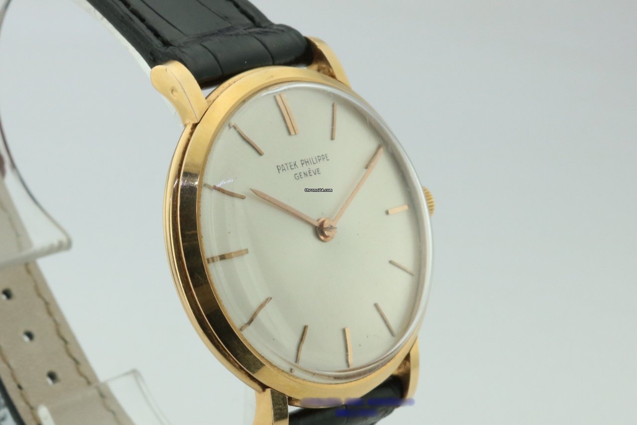 IMG_9081 Patek Philippe Calatrava Mens watch Unisex Manual winding Rose gold 3434 Replica 6