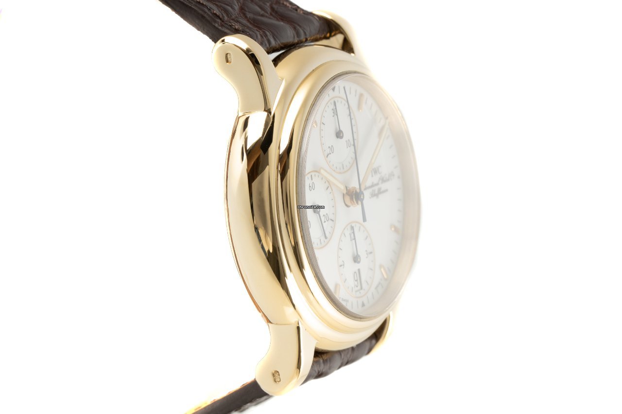 IMG_9081 IWC Mens watch Unisex Automatic Yellow gold 3703 Replica 6