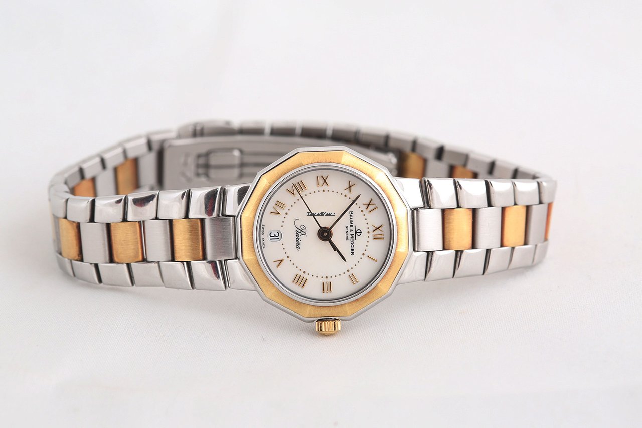 Baume & Mercier Riviera Womens watch Quartz Gold Steel Baume & Mercier 5231 Replica 6