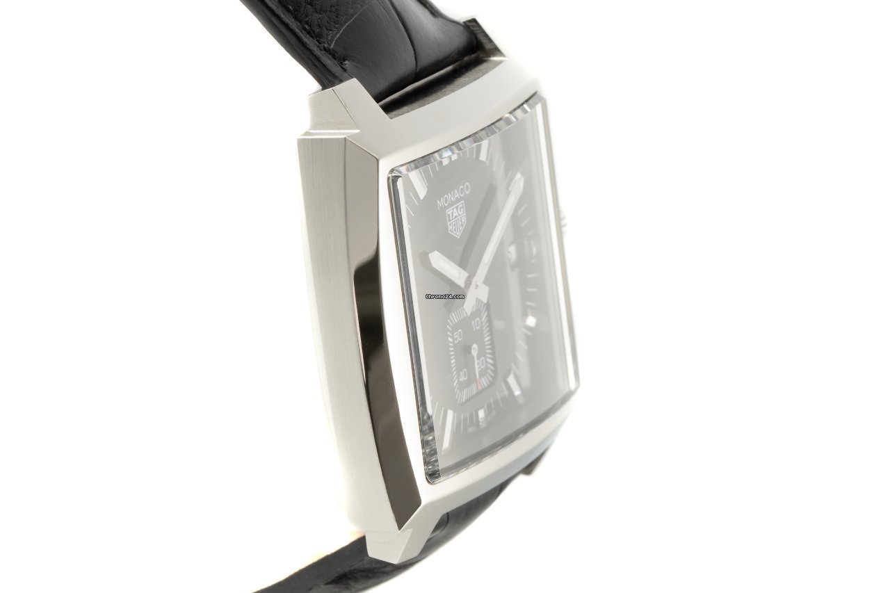 TAG Heuer Monaco Lady Mens watch Unisex Quartz Steel WAW131A Replica 6