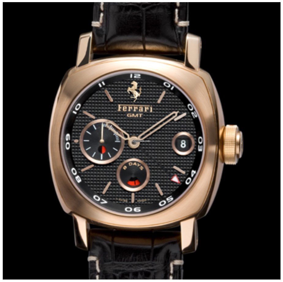 Panerai Ferrari Mens watch Unisex Manual winding Rose gold FER00007 Replica 6