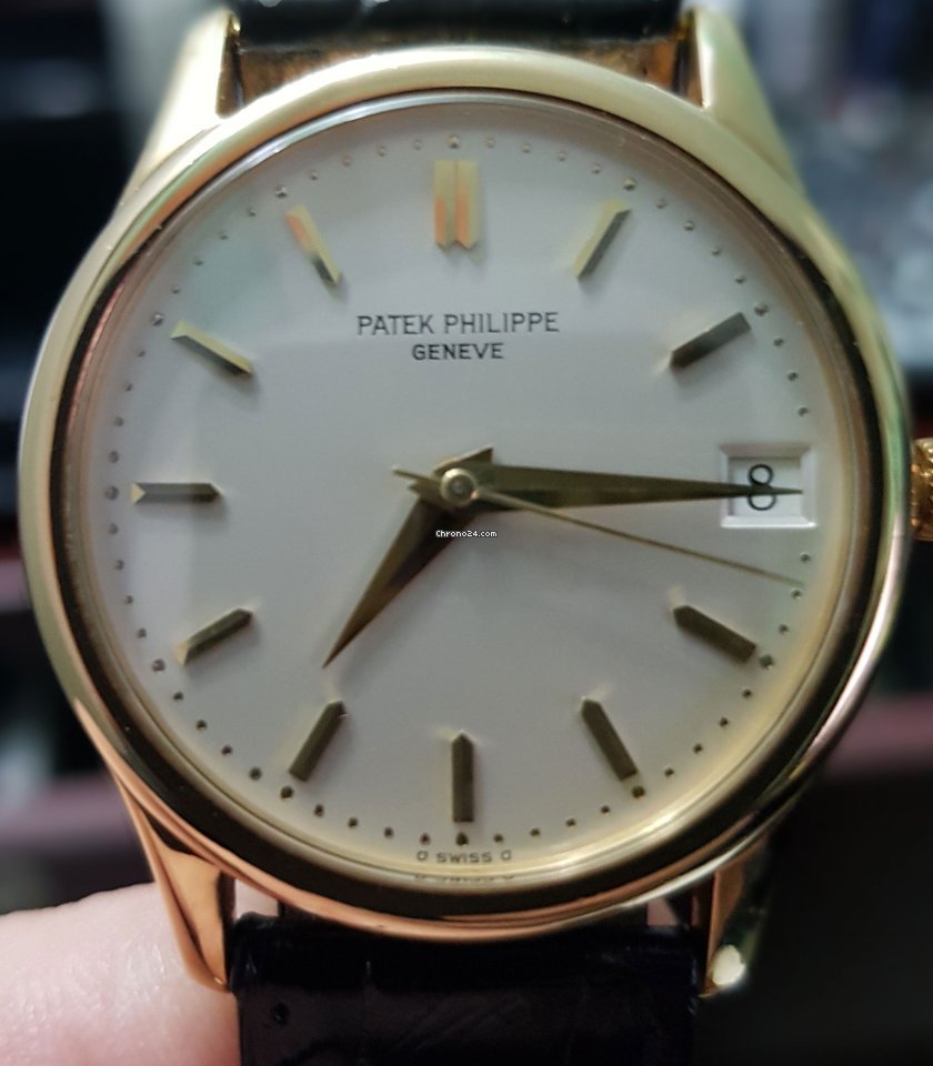 IMG_9081 Patek Philippe Calatrava Mens watch Unisex Automatic Yellow gold 3998 Replica 6