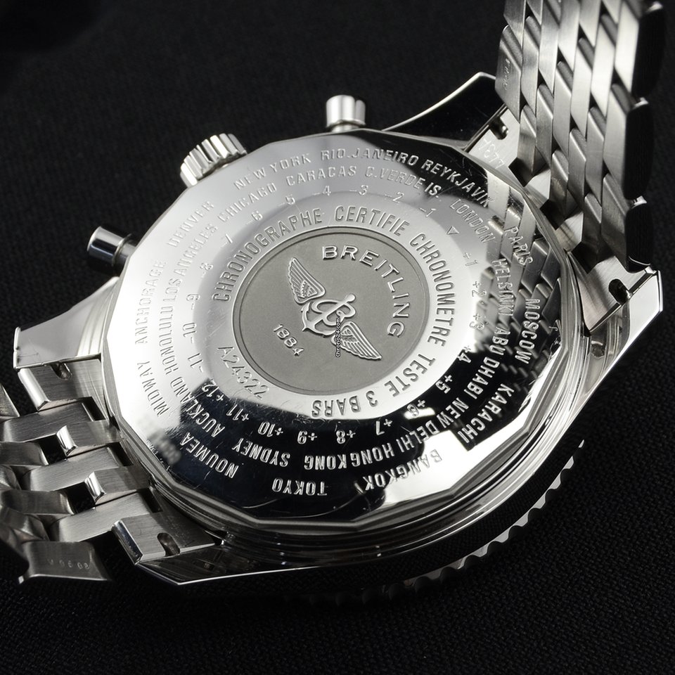 IMG_9081 Breitling Navitimer World Mens watch Unisex Automatic Steel A2432212 C651 443A Replica 6