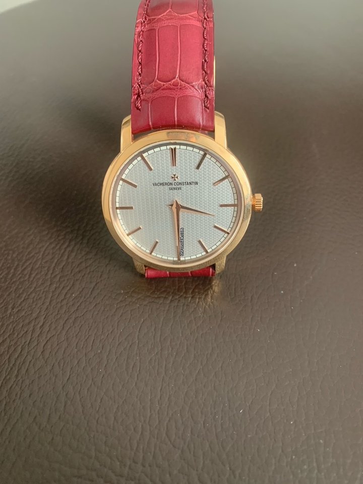 IMG_9081 Vacheron Constantin Patrimony Mens watch Unisex Automatic Rose gold 43075 000R-9884 Replica 6