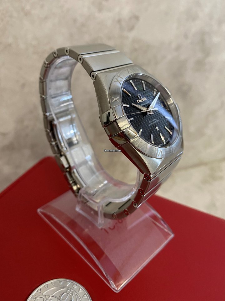 Omega Constellation Men Mens watch Unisex Automatic Steel 123.10.38.21.01.002 Replica 6