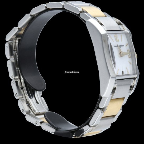 IMG_9081 Baume & Mercier Hampton Womens watch Quartz Gold Steel M0A08600 Replica 6