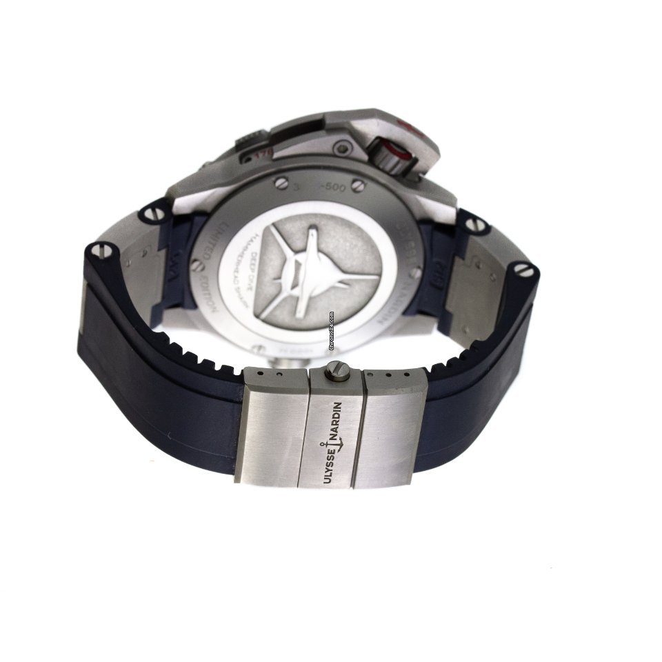 Ulysse Nardin Hammerhead Shark Mens watch Unisex Automatic Titanium 3203-500LE-3 93-HAMMER Replica 6