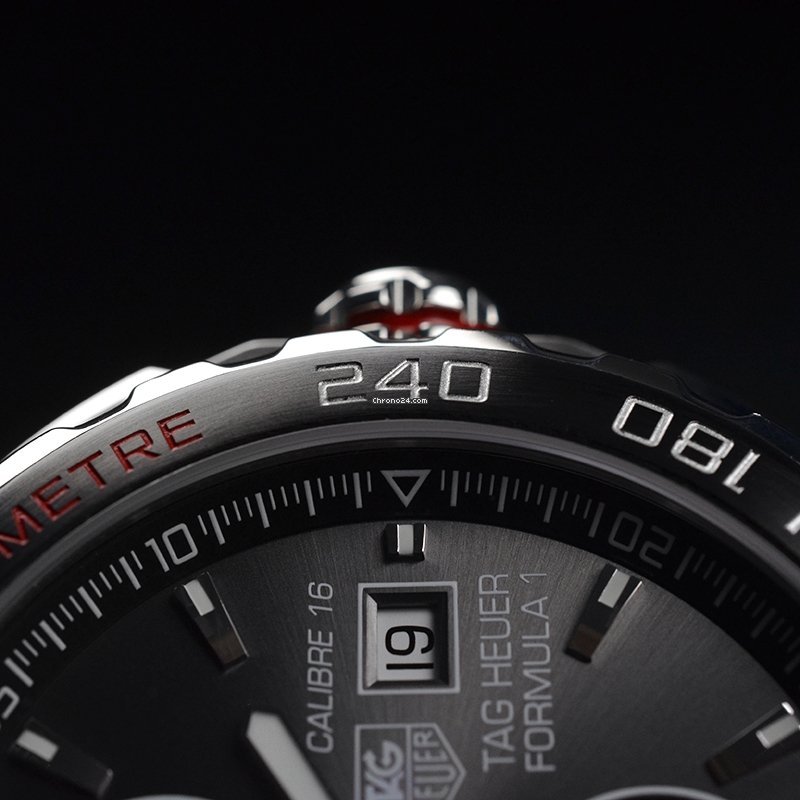 IMG_9081 TAG Heuer Formula 1 Calibre 16 Mens watch Unisex Steel CAU2011-0 Replica 6