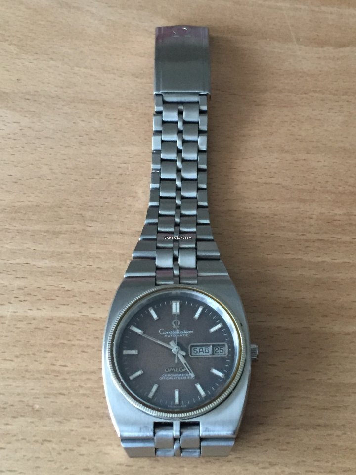 Omega Constellation Day-Date Mens watch Unisex Automatic Steel 168.0054 Replica 6