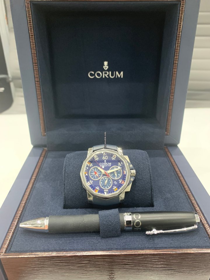 IMG_9081 Corum Admirals Cup Challenger Mens watch Unisex Automatic Steel 984.970.47 F371 PN34 Replica 6