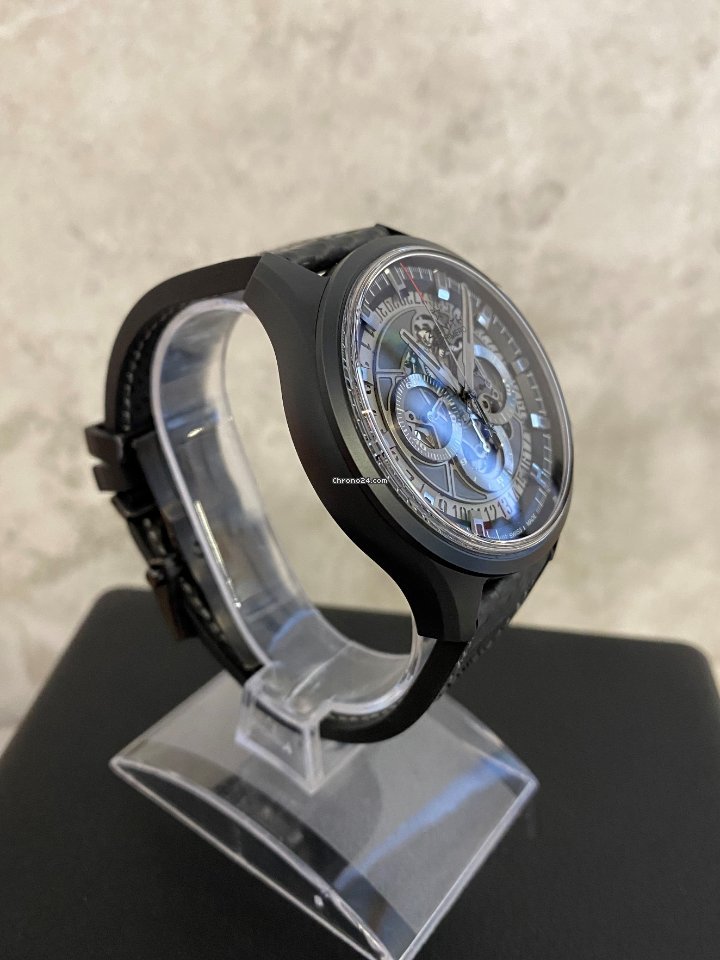 IMG_9081 Zenith El Primero Chronomaster Mens watch Unisex Automatic Ceramic 49.2520.400 98.R578 Replica 6