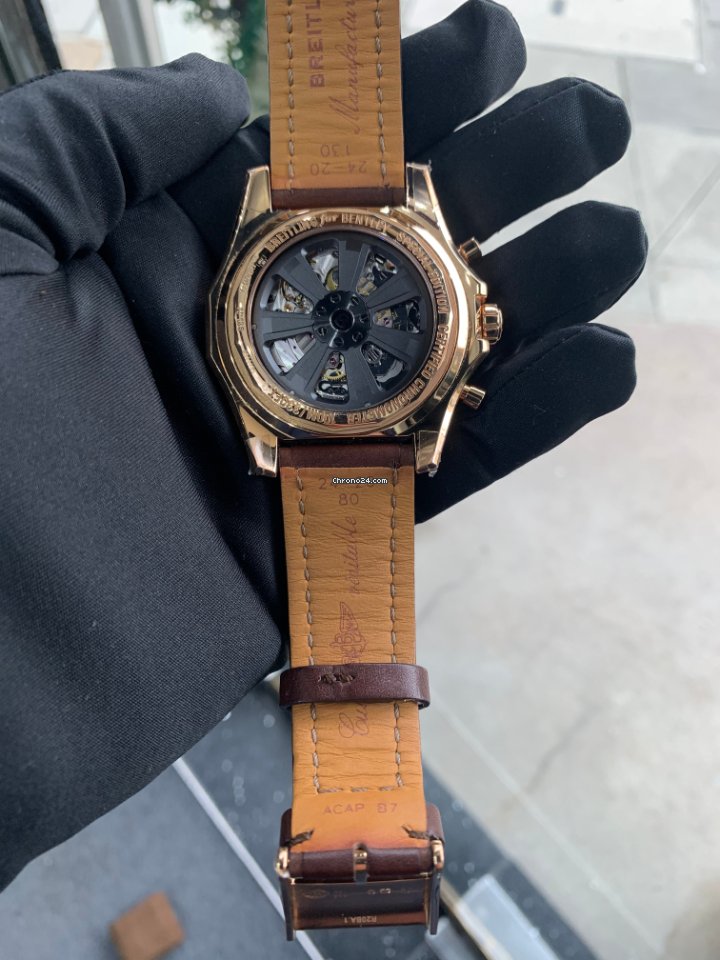 IMG_9081 Breitling Bentley B06 Mens watch Unisex Automatic Rose gold RB061112 Replica 6