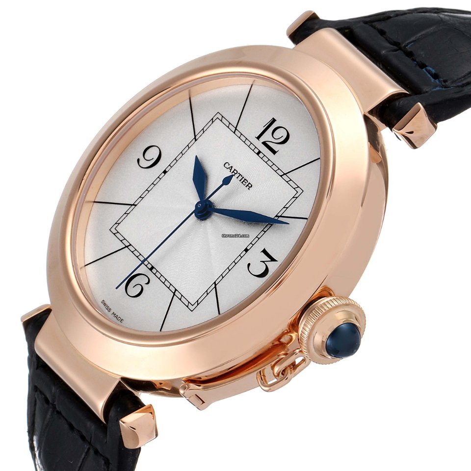 Cartier Pasha Mens watch Unisex Automatic Rose gold W3019351 Replica 6