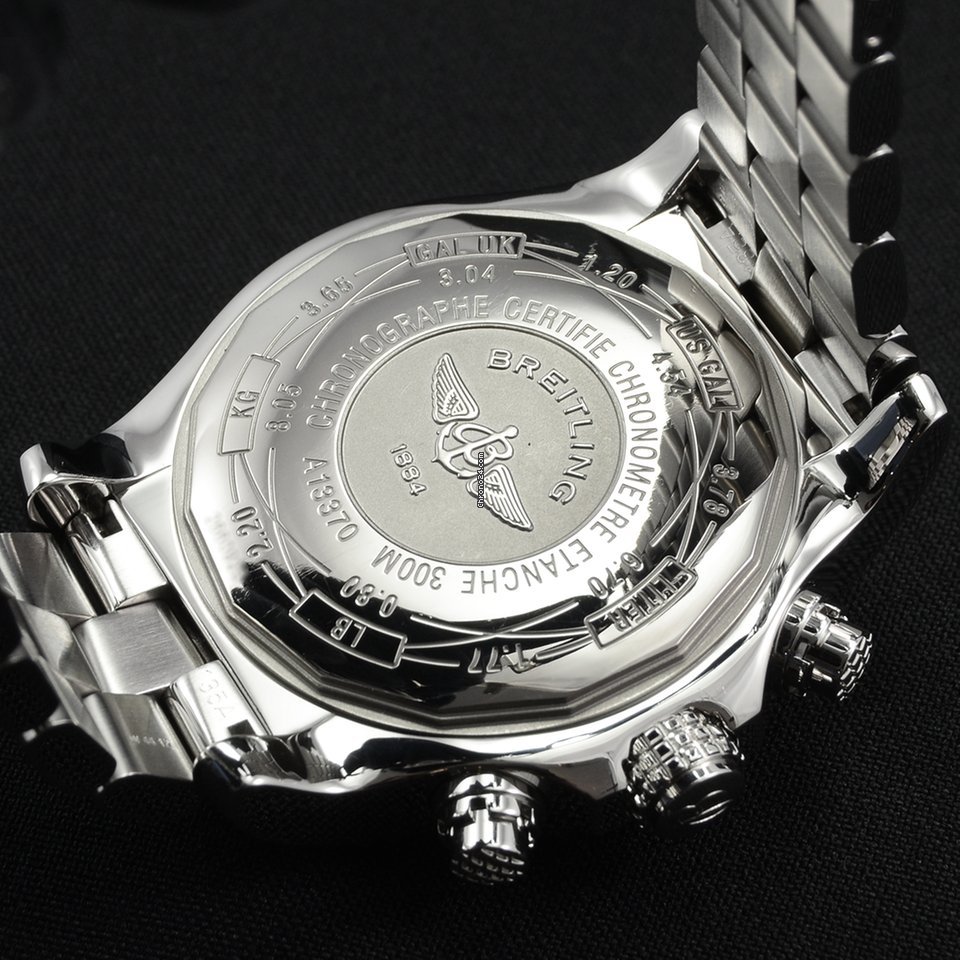 IMG_9081 Breitling Super Avenger Mens watch Unisex Automatic Steel A1337011 B907 135A Replica 6