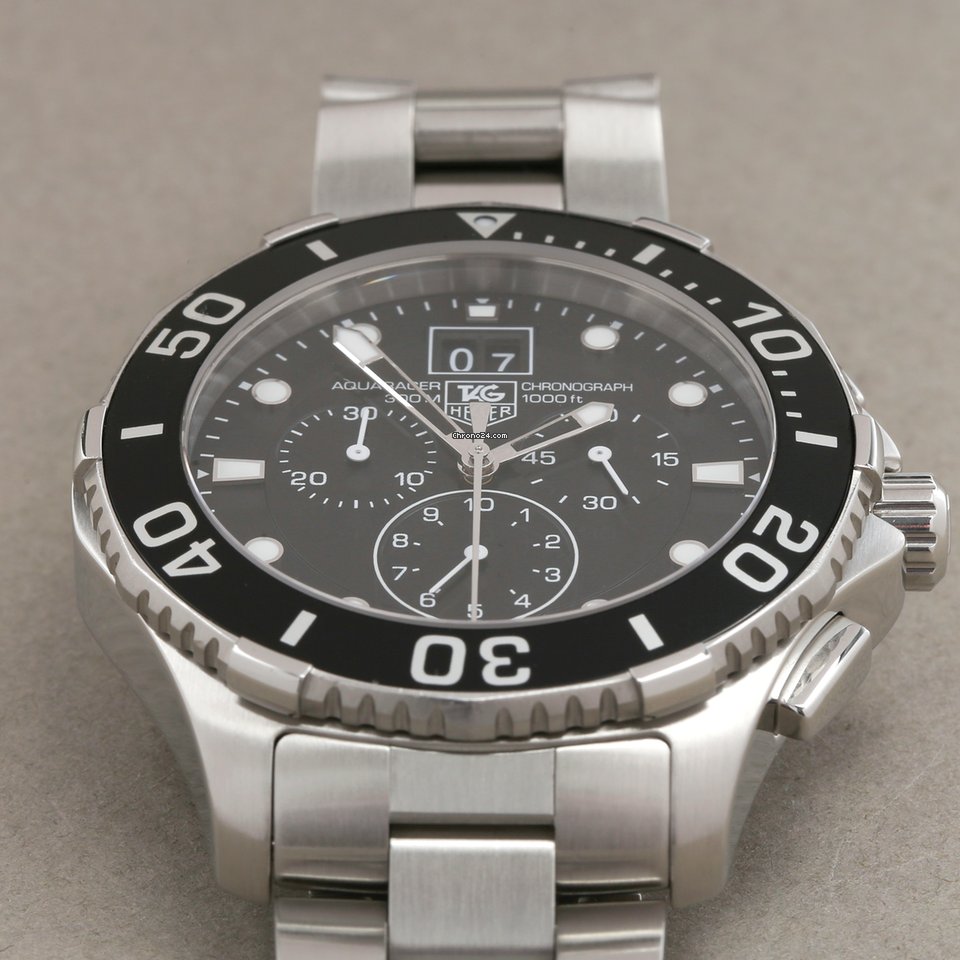 IMG_9081 TAG Heuer Aquaracer 300M Mens watch Unisex Quartz Steel CAN1010 Replica 6