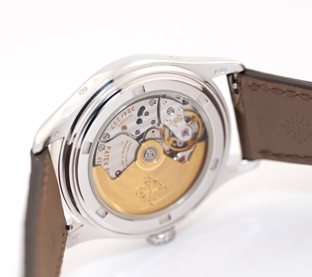 IMG_9081 Patek Philippe Annual Calendar Womens watch Automatic White gold 4936G-001 Replica 6