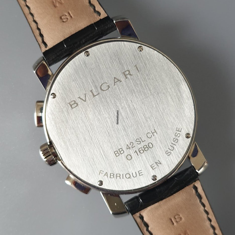 IMG_9081 Bulgari Bulgari Mens watch Unisex Automatic Steel BB42SLCH Replica 6