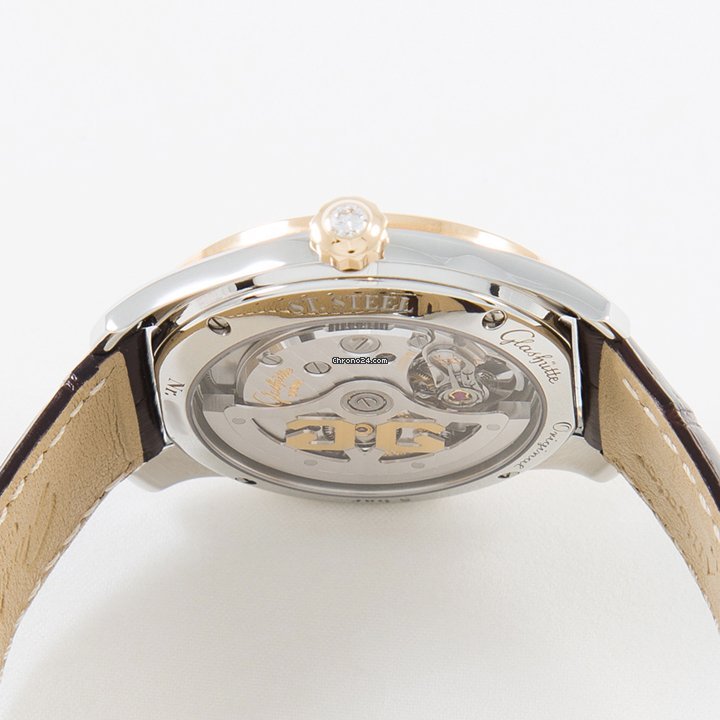 IMG_9081 Glashutte Original Lady Serenade Womens watch Automatic Gold Steel 1-39-22-09-16-44 Replica 6
