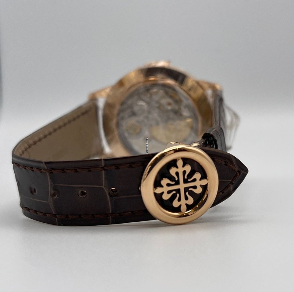 IMG_9081 Patek Philippe Grand Complications Mens watch Unisex Automatic Rose gold 5531R-012 Replica 6