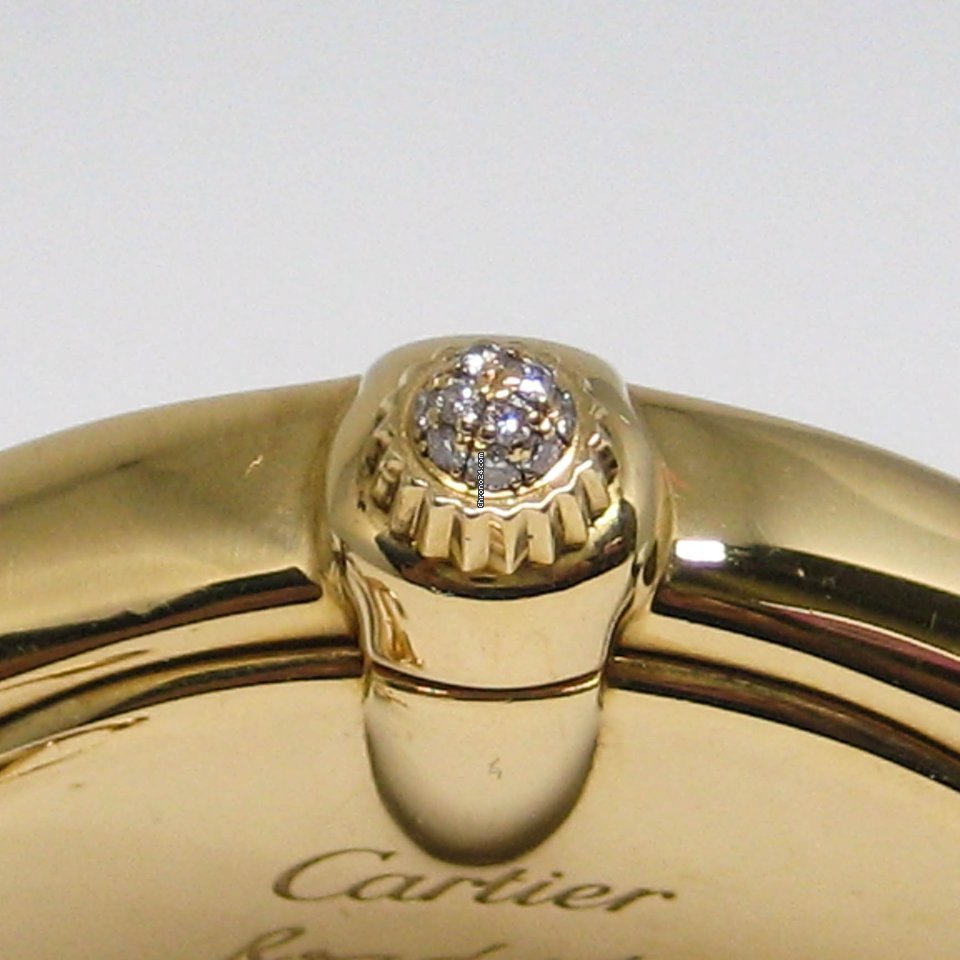 IMG_9081 Cartier Roadster Womens watch Quartz Yellow gold WE500160 Replica 6