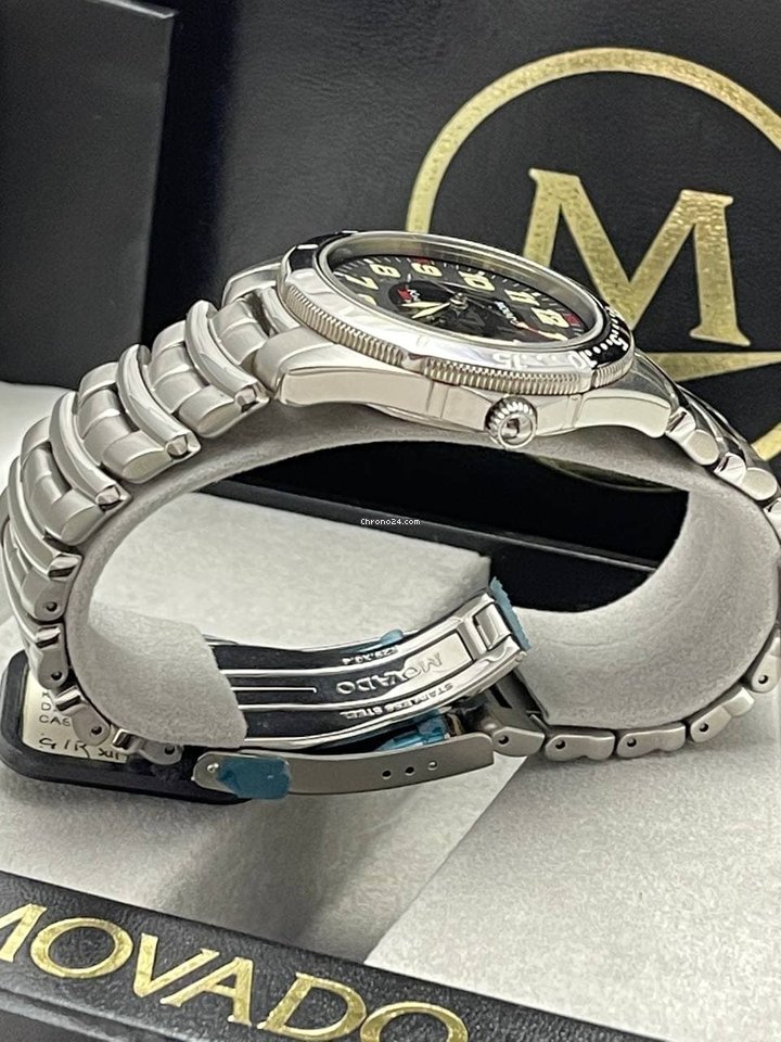 Movado Kingmatic Mens watch Unisex Automatic Steel 84-D7-877 ser. 3721235 Replica 6