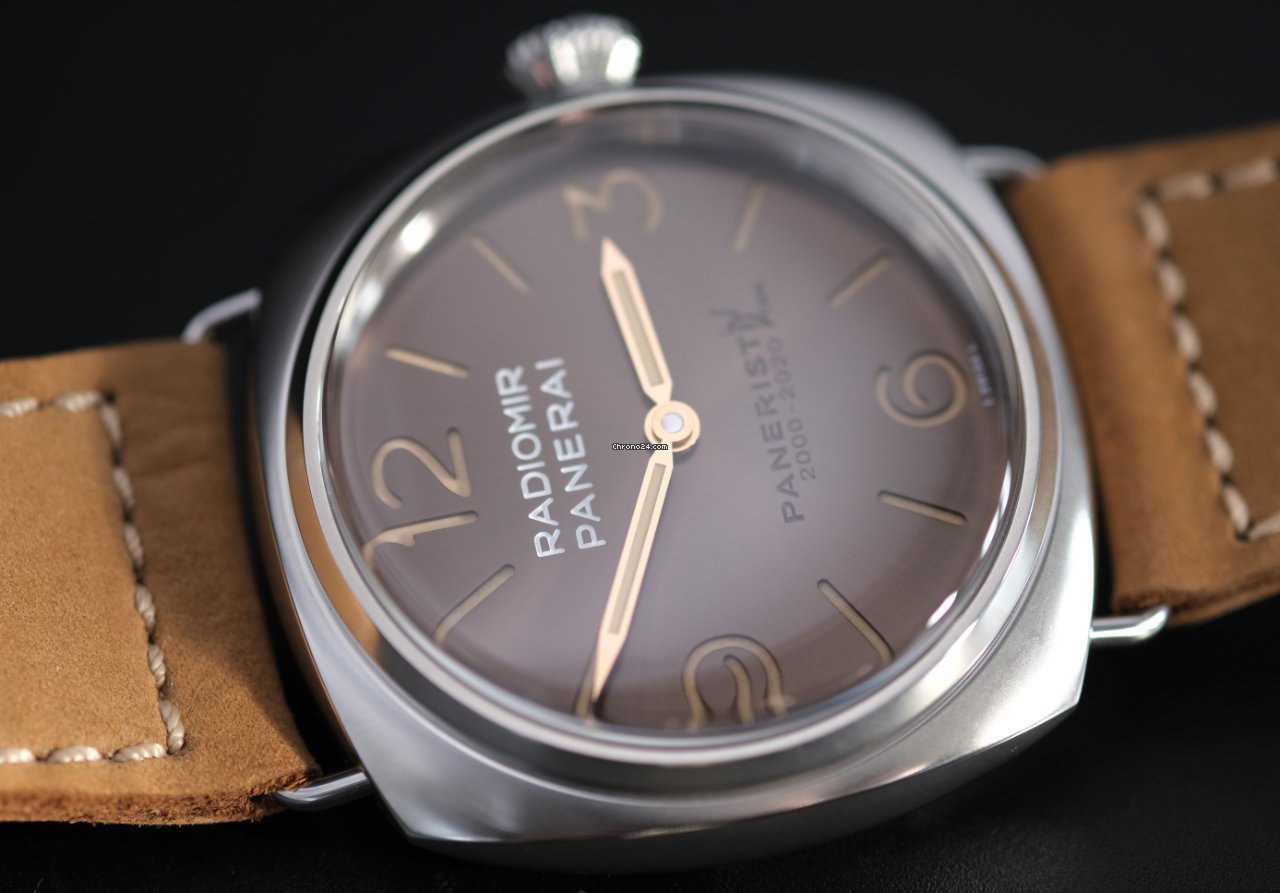 Panerai Special Editions Mens watch Unisex Manual winding Steel PAM 02020 Replica 6
