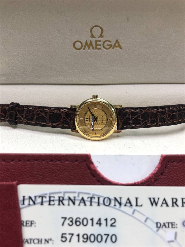 IMG_9081 Omega De Ville Womens watch Quartz Yellow gold 7360.14.12 Replica 6
