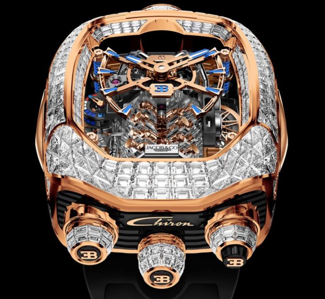Jacob & Co. Mens watch Unisex Manual winding Rose gold BU800.40.BD.BD.A Replica 6