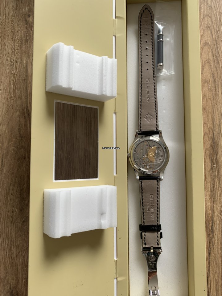 IMG_9081 Patek Philippe Perpetual Calendar Mens watch Unisex Automatic Platinum 5140P-017 Replica 6