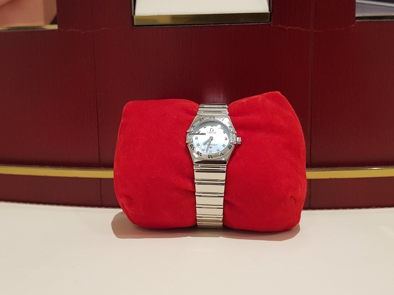IMG_9081 Omega Constellation Womens watch Quartz Steel 1566.86.00 Replica 6